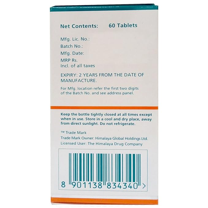 HIMALAYA Men's Wellness Tablets - Gokshura, 60 Pieces - Image 2