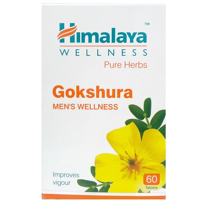 HIMALAYA Men's Wellness Tablets - Gokshura, 60 Pieces - Image 1