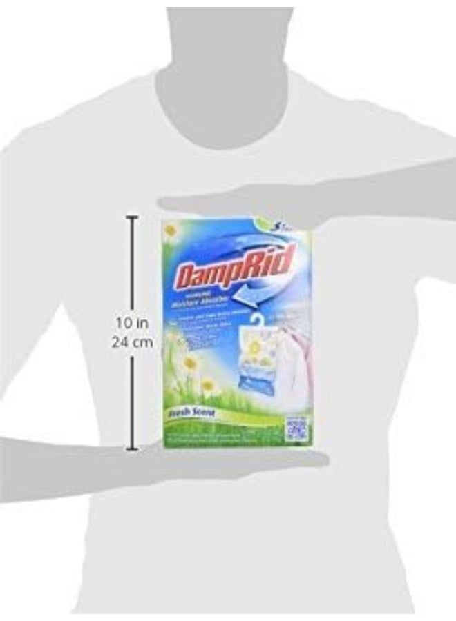 DampRid DampRid Hanging Moisture Absorber Fresh Scent 14 Oz Bags 3 Ea 14 ounce Multicolor  - Image 2