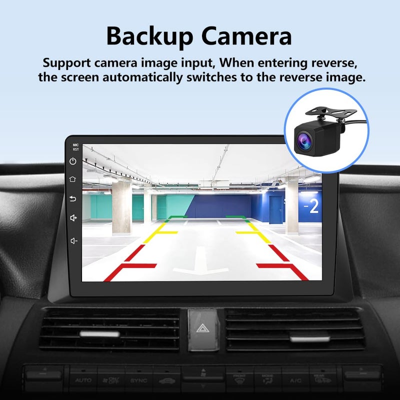 AWESAFE 8Core 64GB Car Radio Stereo for Honda Accord 2008 2009 2010 2011 2012 2013 with CarPlay Android Auto GPS SWC Bluetooth Backup Camera - Image 5