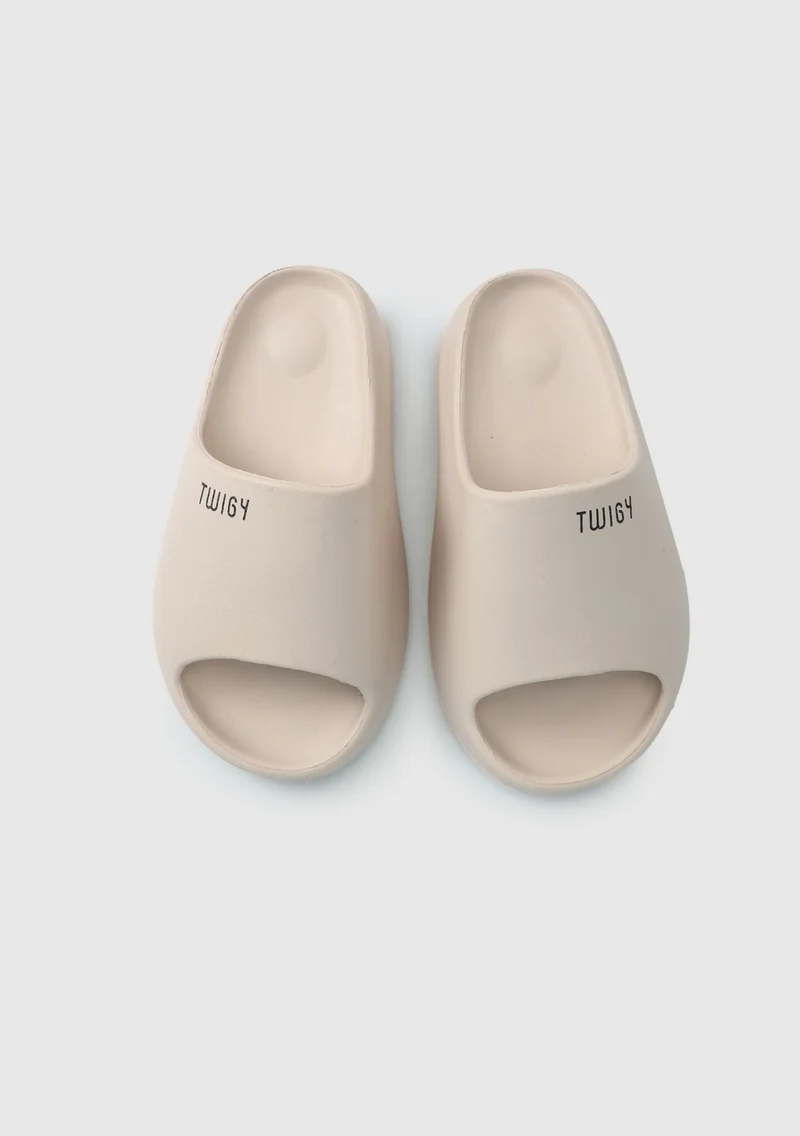 Twigy Beige Women's Beach Slippers