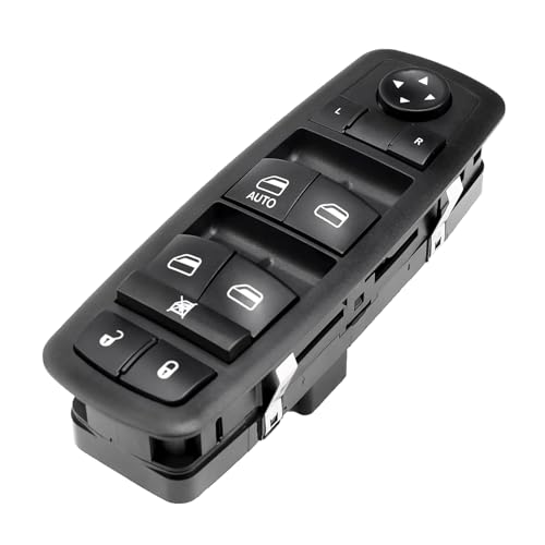 Power Window Switch Compatible with 20112016 Dodge Journey Driver Side Master Window Control Switch Replaces 68084001AD68084001AB68084001AC