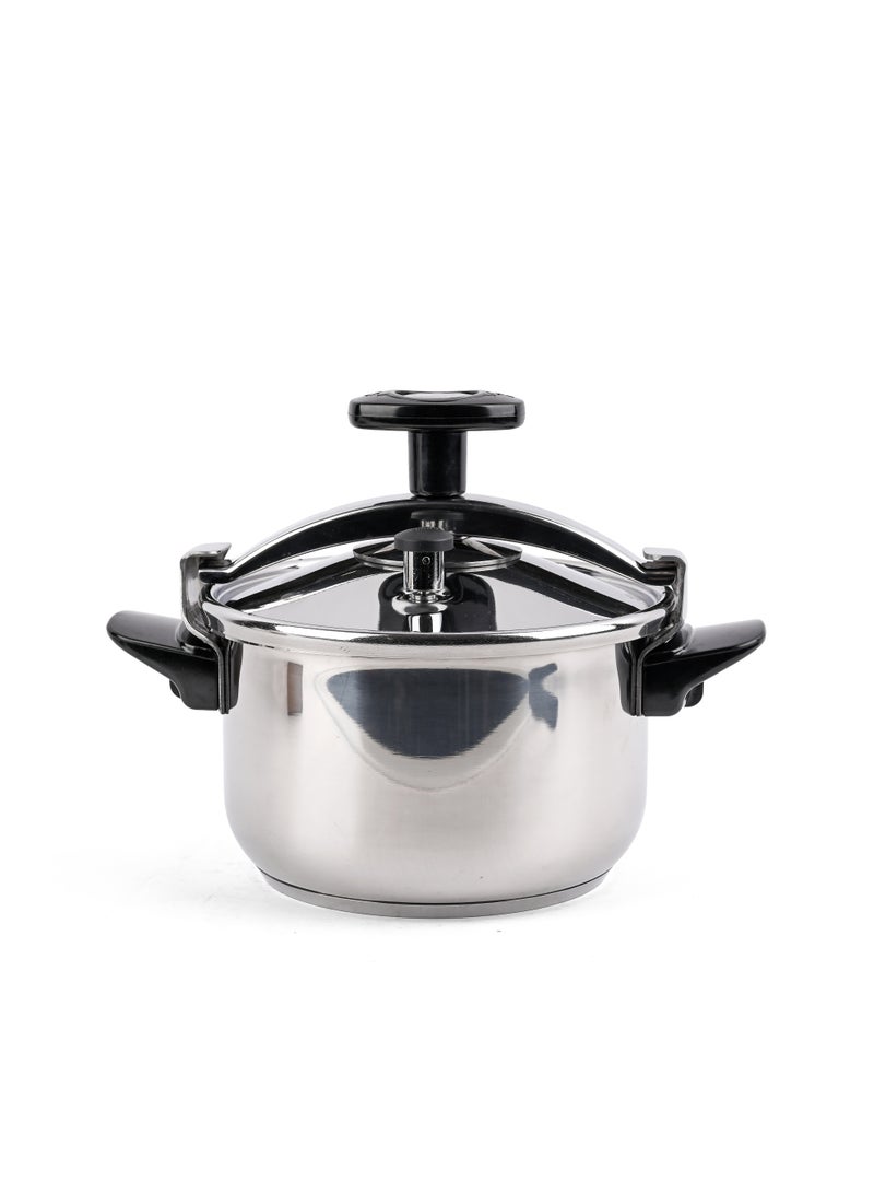 أولييرو قدر ضغط من الستانلس ستيل المقاوم للصدأ عالي الجودة للطهي الآمن والفعال سعة 5 لترات - Image 2