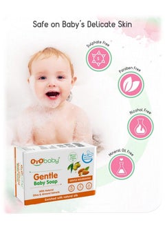 Gentle Baby Soapbathing Bar ; For Baby’S Sensitive Skin ; Gentle Cleansing Skinfriendly 75Gm (Pack Of 4) - pzsku/ZCB14F00B62834CD3DC97Z/45/_/1692783809/4b8bcaf0-7bb6-4f85-a9f8-8a5a28c7f1ba