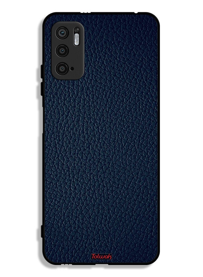 Tolwak غطاء حماية جلدي بنمط لهاتف Xiaomi Redmi Note 10 5G - Image 1
