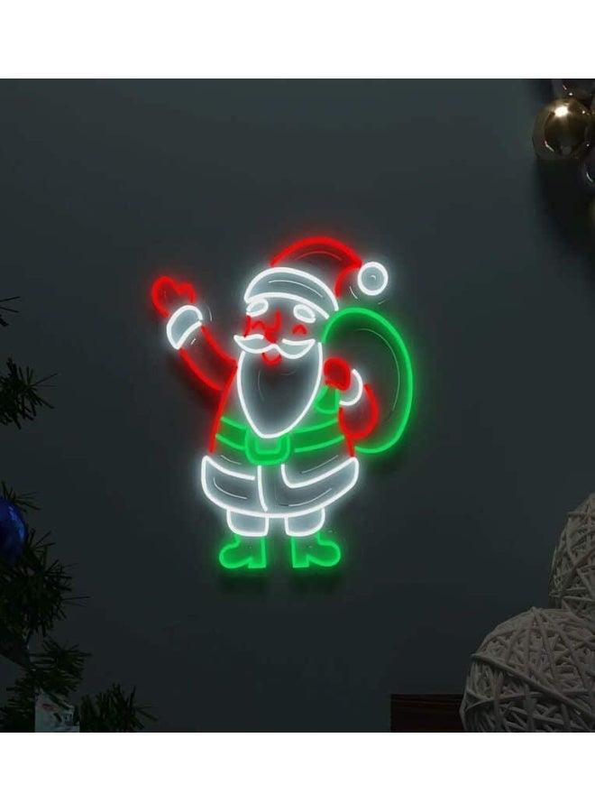 Clawcrafts Merry Xmas Santa Led Neon Light  - Image 1