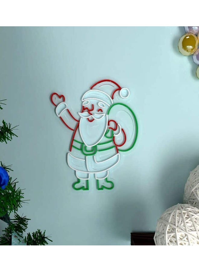 Clawcrafts Merry Xmas Santa Led Neon Light  - Image 2