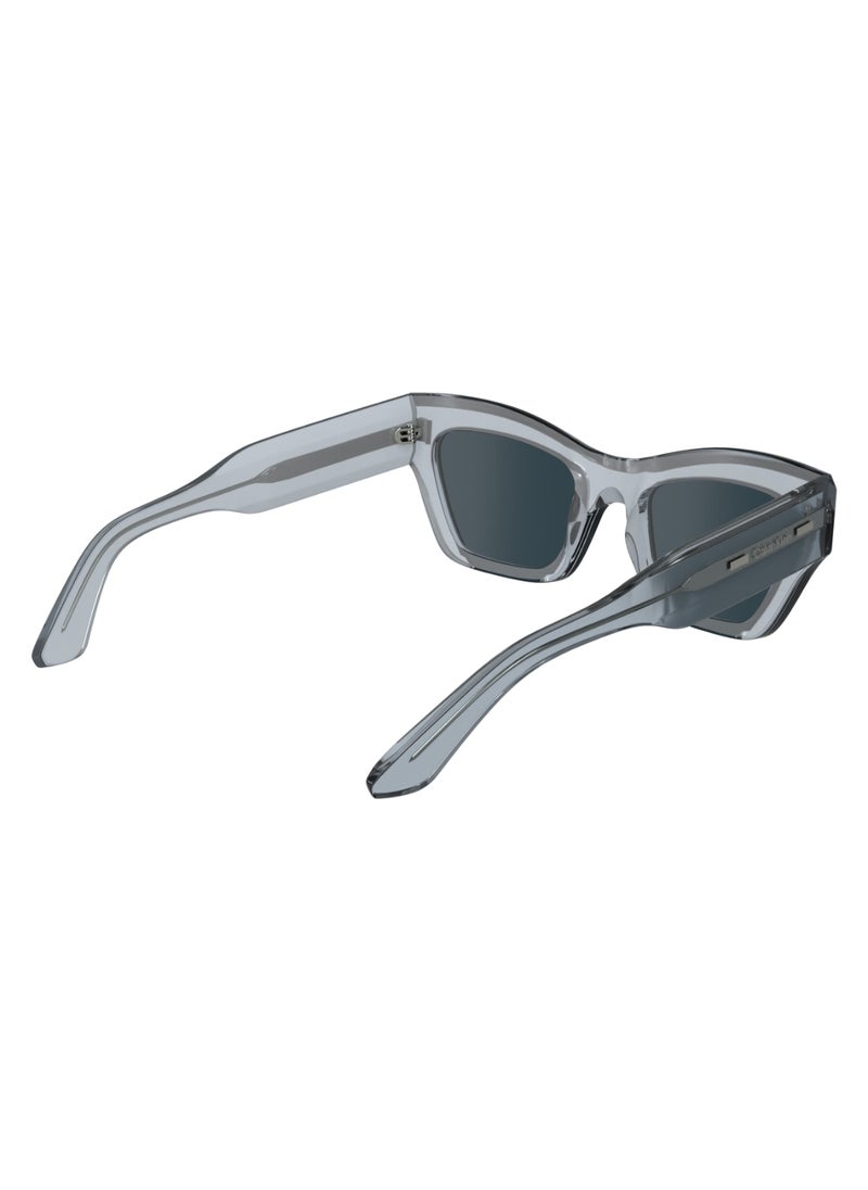 CALVIN KLEIN - FULL RIM ACETATE ACETATE CALVIN KLEIN SUN CK24531S 5320 (412) LIGHT AZURE - Image 1
