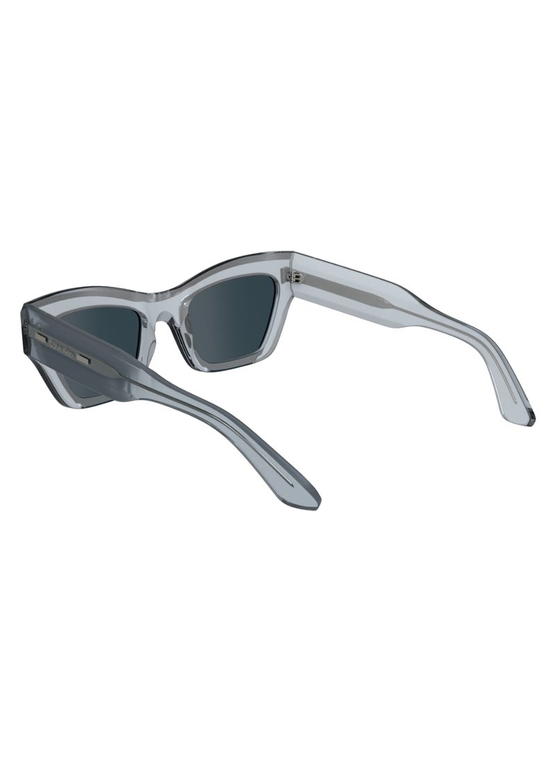 CALVIN KLEIN - FULL RIM ACETATE ACETATE CALVIN KLEIN SUN CK24531S 5320 (412) LIGHT AZURE - Image 1