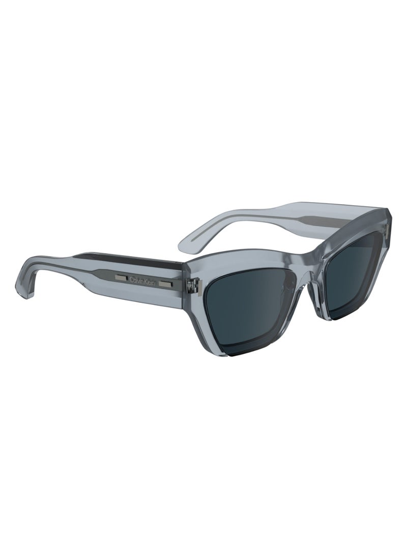 CALVIN KLEIN - FULL RIM ACETATE ACETATE CALVIN KLEIN SUN CK24531S 5320 (412) LIGHT AZURE - Image 1
