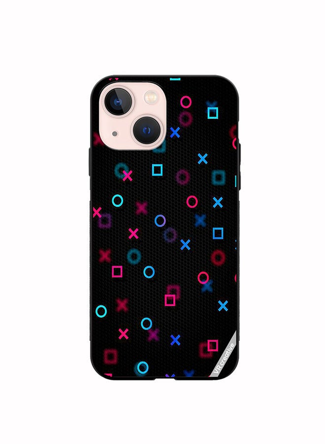 VR CREATIVE Protective Case Cover For Apple iPhone 14 Plus Playstation Abstract Design Multicolour - Image 1