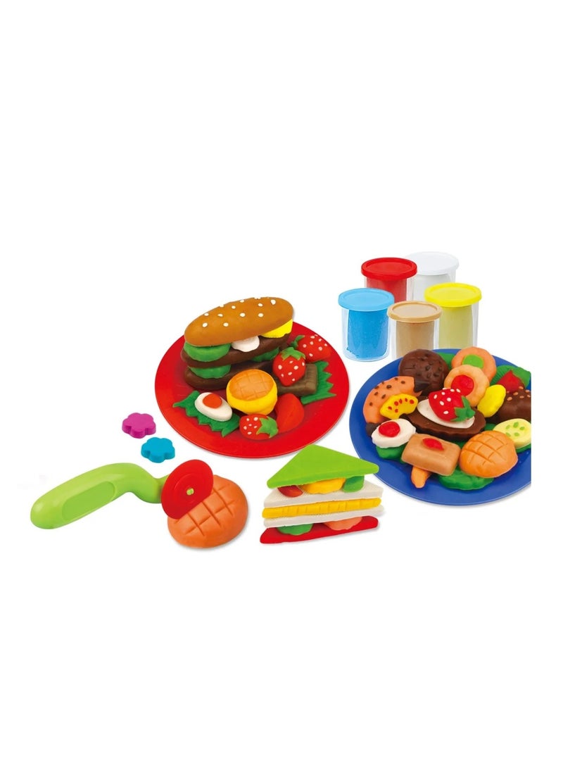 Rally Play Dough Sandwich Making Clay Set Multicolor High Quality 3+ Years - Image 1