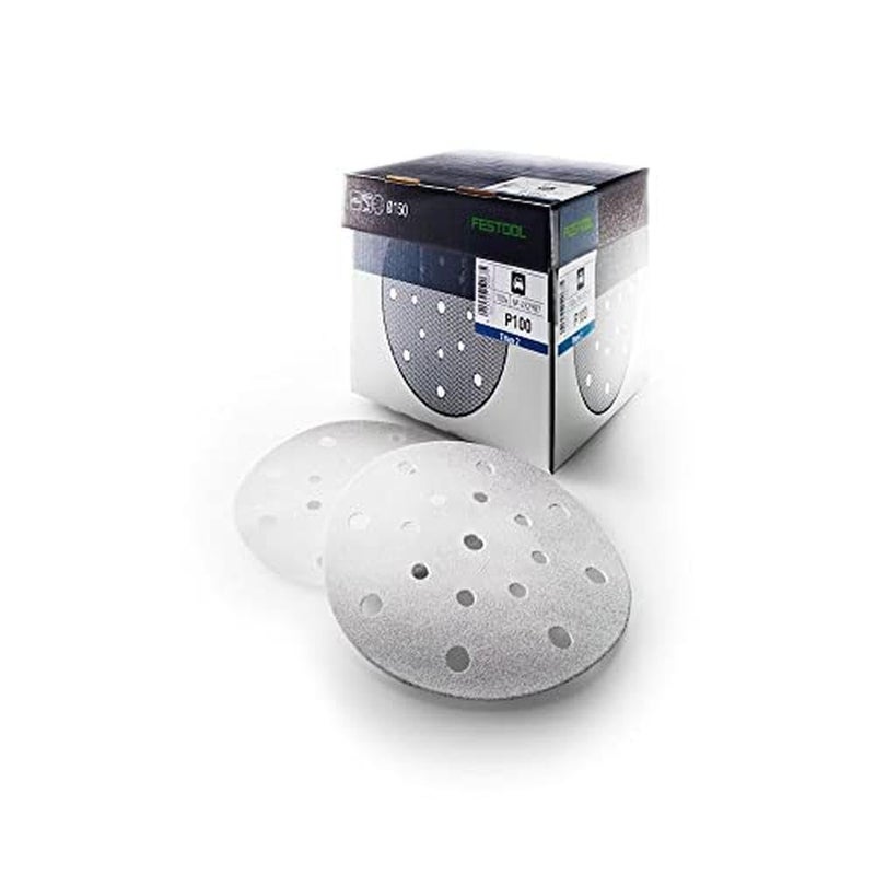 Festool 497170 Granat P150 Grit 5-Inch (125mm) Diameter Abrasive Sanding Discs, 100-Pack