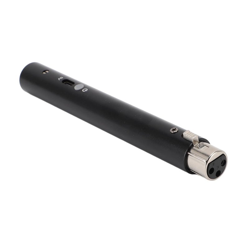 48V Phantom Power Microphone Preamp With 28dB Gain Slim Aluminum Alloy Design Low Noise XLR Interface For Studio Stage Recording - Image 2