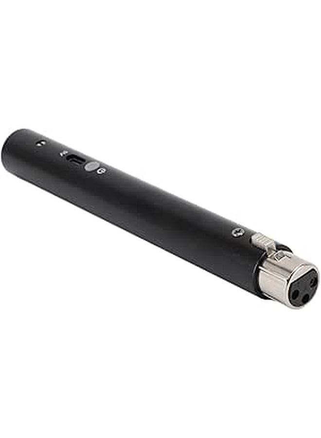48V Phantom Power Microphone Preamp With 28dB Gain Slim Aluminum Alloy Design Low Noise XLR Interface For Studio Stage Recording - Image 1