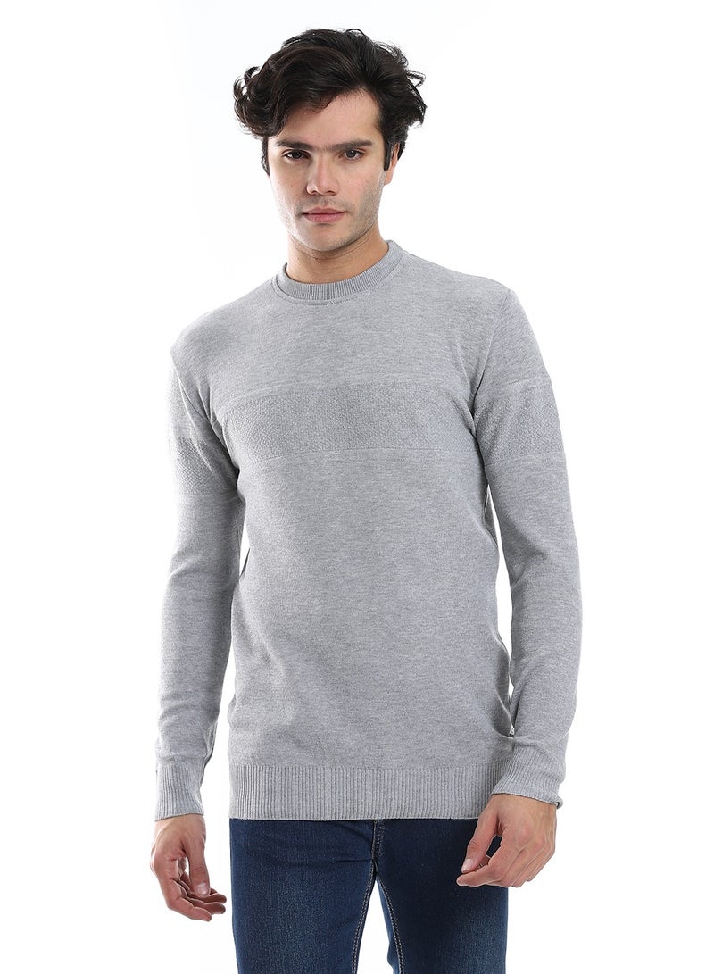 Caesar Wool Mens Pullover With Multi Design  - Image 1
