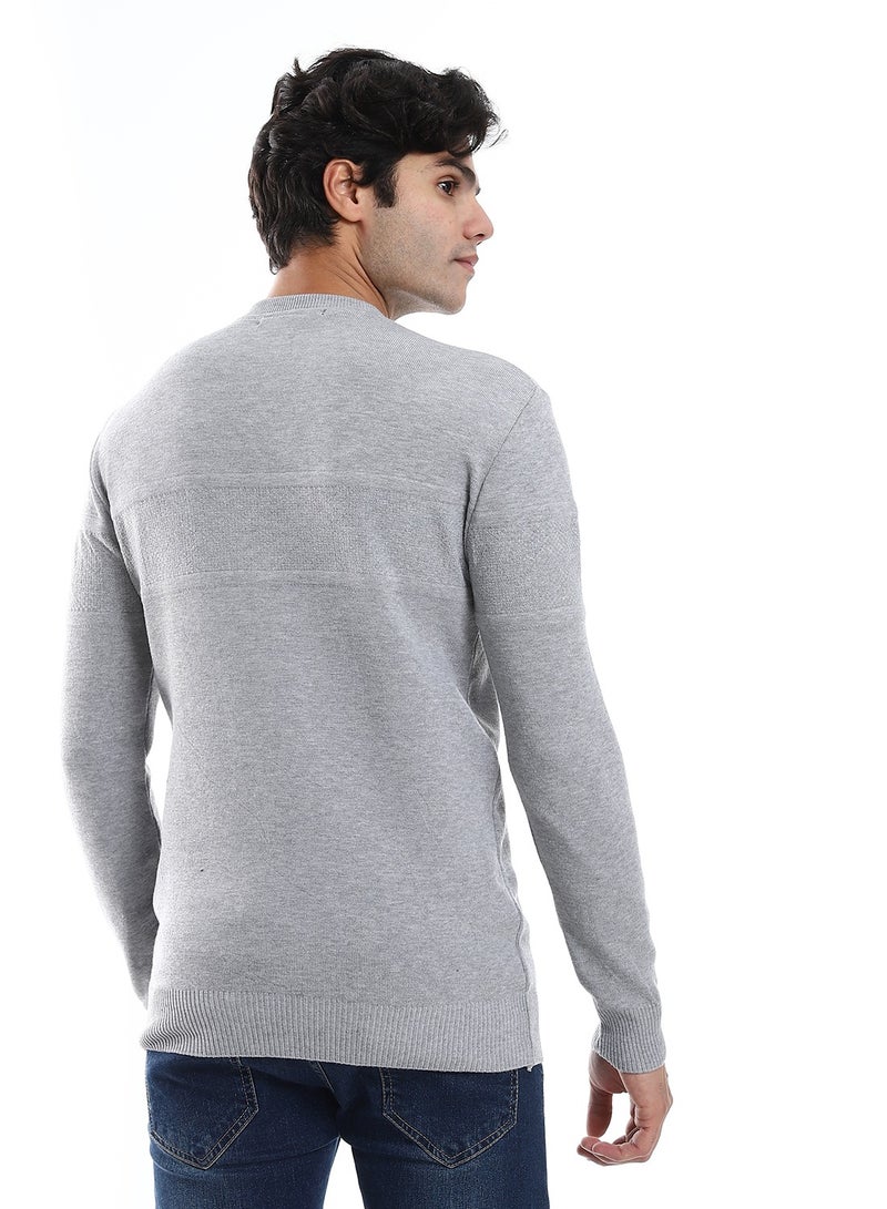 Caesar Wool Mens Pullover With Multi Design  - Image 4