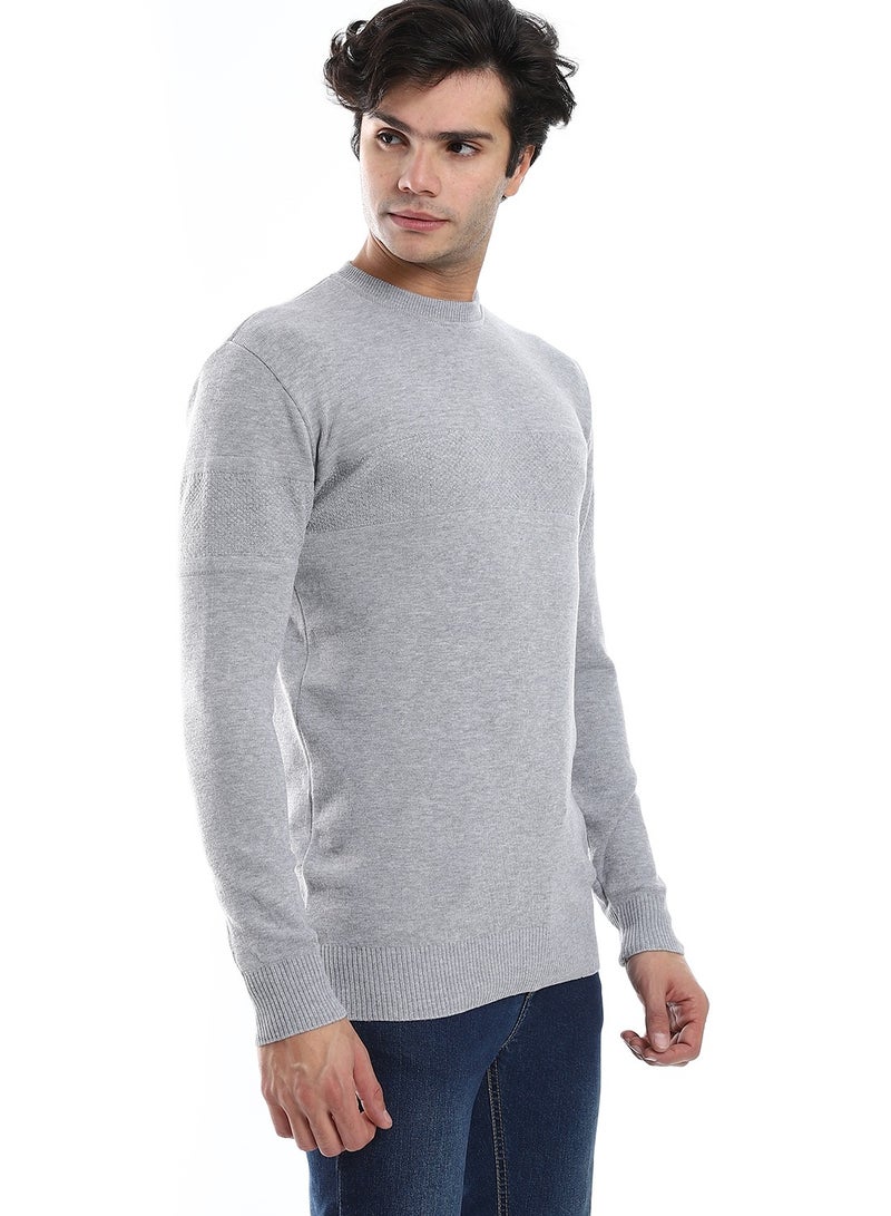Caesar Wool Mens Pullover With Multi Design  - Image 2