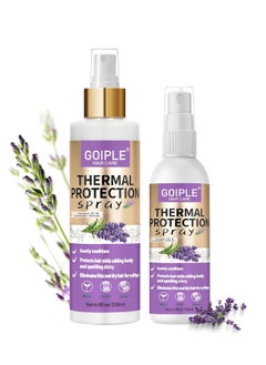 Goiple 10 in 1 Heat Protectant Spray for Hair Heat Protectant Product- Lavender Hair Heat Protectant Treatment Spray Thermal Protector Spray- Nourishing Formula Heat Protection Spray for Damage & Tame Frizz  - Image 1