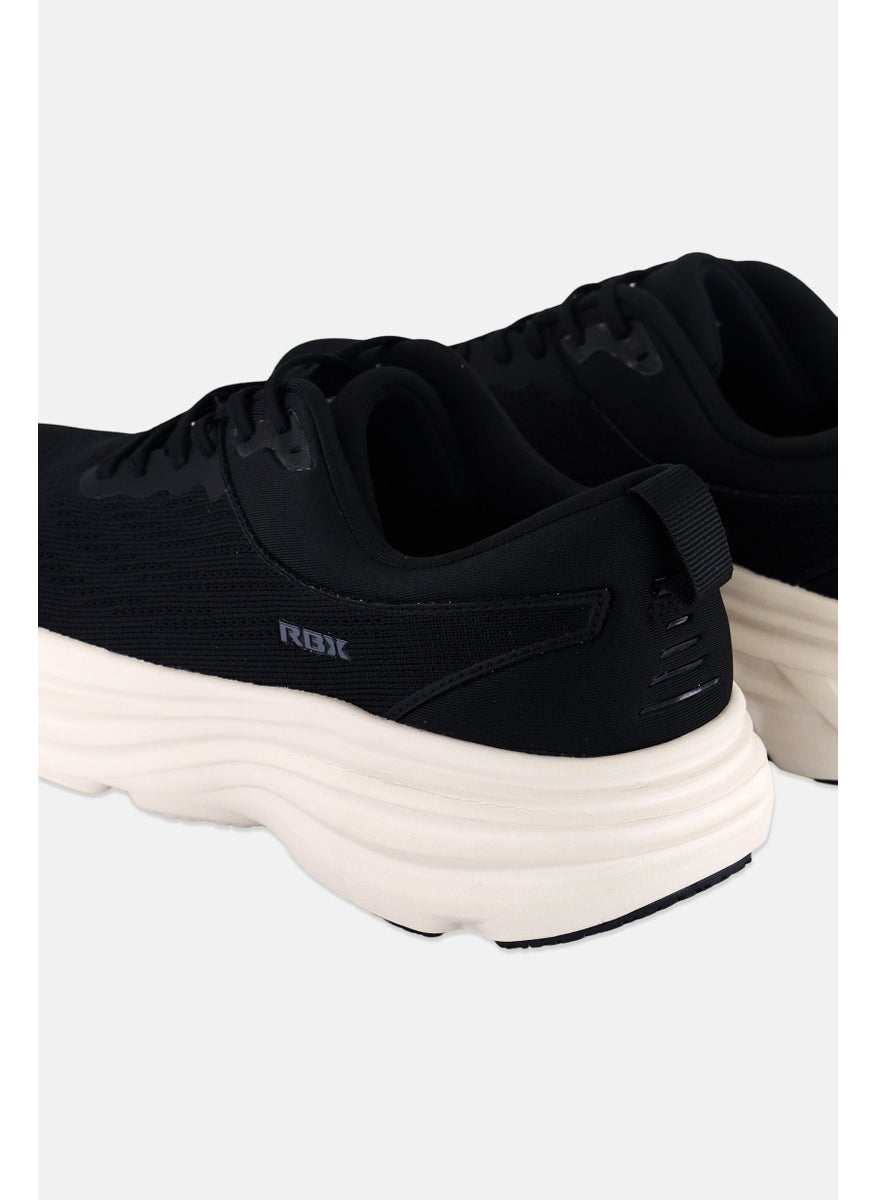 RBX - Men Lace Up Brand Logo Outdoor Shoes, Black/Beige - Image 1