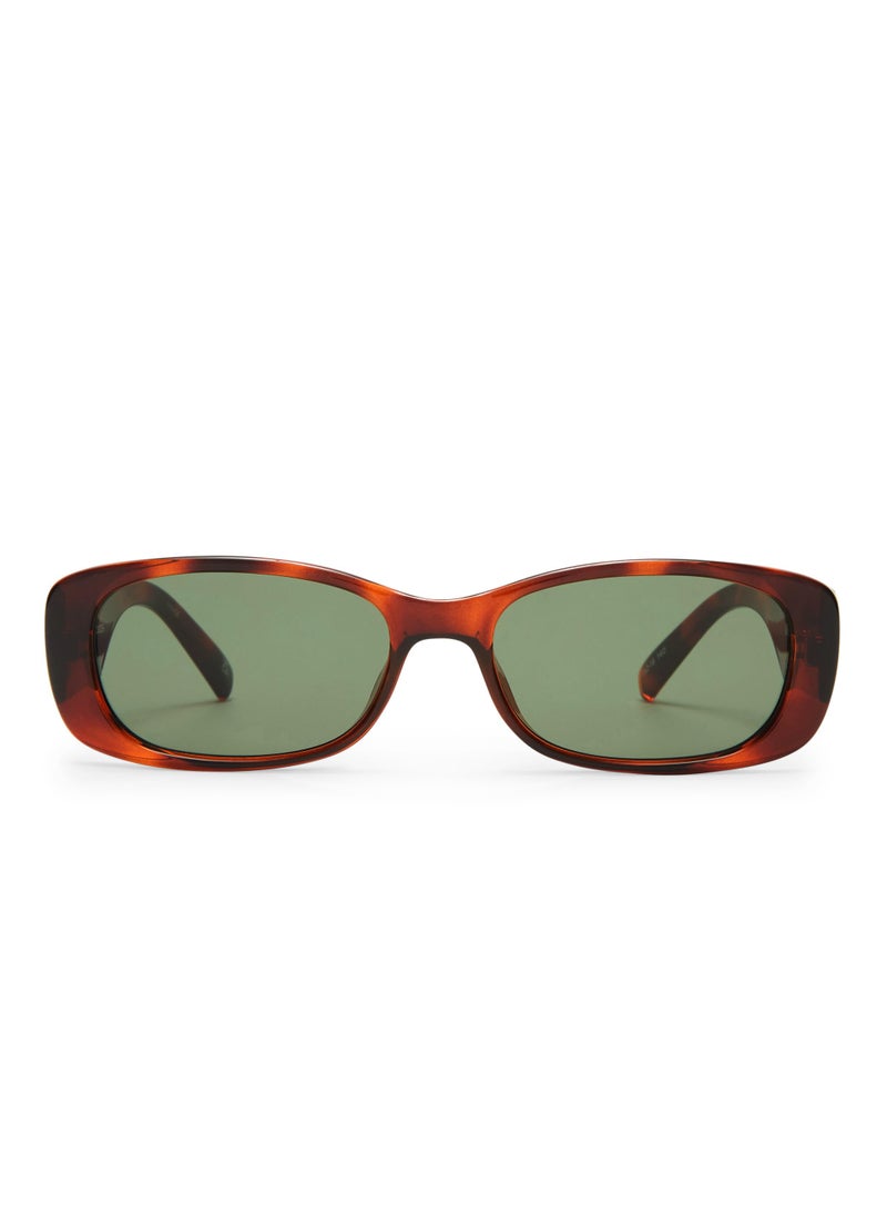 Le Specs Le Specs Unreal! Sunglasses - Tort, Rectangle, Unisex, Classic 'Everyday' Style  - Image 2