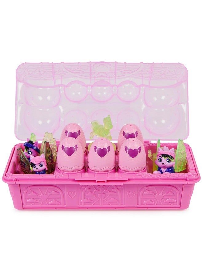 Hatchimals CollEGGtibles, Rainbow-cation Wolf Family Carton with Surprise Playset, 10 Characters, 2 Accessories, Kids Toys for Girls - Image 2