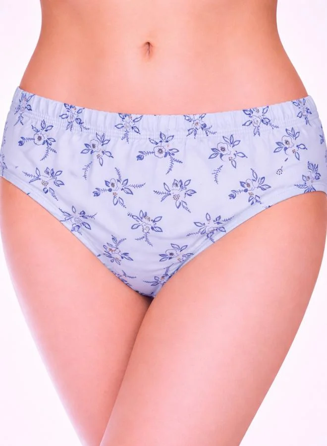 Take Two Pack of 3 - Printed High Leg Briefs