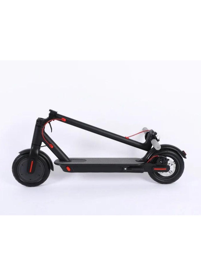 DEHKAH - Electric scooter with aluminum alloy frame, light and easy to carry, fast folding two-wheel scooter, new battery management system, app control, suitable for adult men and women for work and leisure, durable airless tires 25cm, 350W max motor, max speed 30km/h, max range 30km, easy brakes, max weight 150kg - Image 1