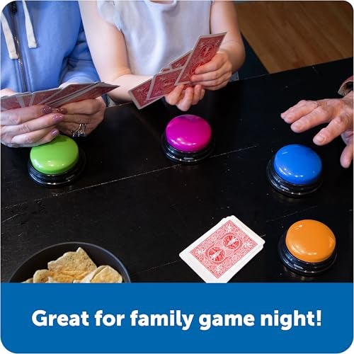 Learning Resources Answer Buzzers Classroom Must Haves Supplies Kids Toys Sound Effect Button Family Game Shows Buzzers for Trivia Participation Tools Boys and Girls Birthday Gifts - Image 5