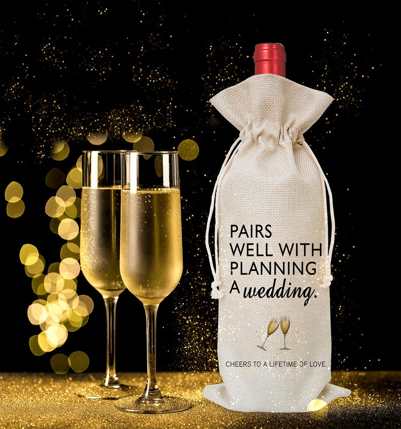 Tesedupoole Wine Bag Wedding Gift for Mr and Mrs - Engagement Gift J14 - Image 3