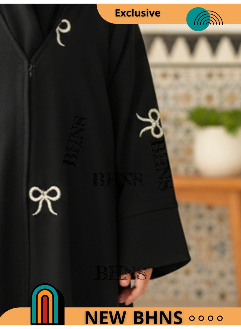 بهنس عباية بنات أطفال جلابية بناتي ملابس هدايا مناسبة لجميع المناسبات daily wear home use outdoor - Image 5