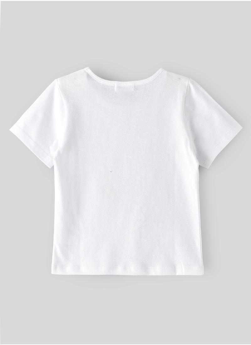 Jelliene - Jelliene Girls Cotton T-shirt, Soft and Comfortable Cotton T-shirt for Girls, Breathable and Skin-Friendly, Perfect for Everyday Wear - Image 1