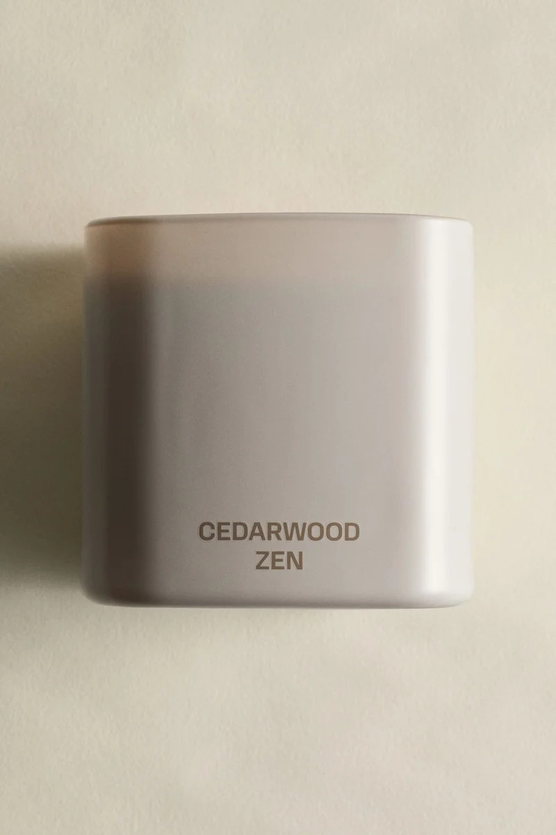 H&M Large scented candle in glass holder