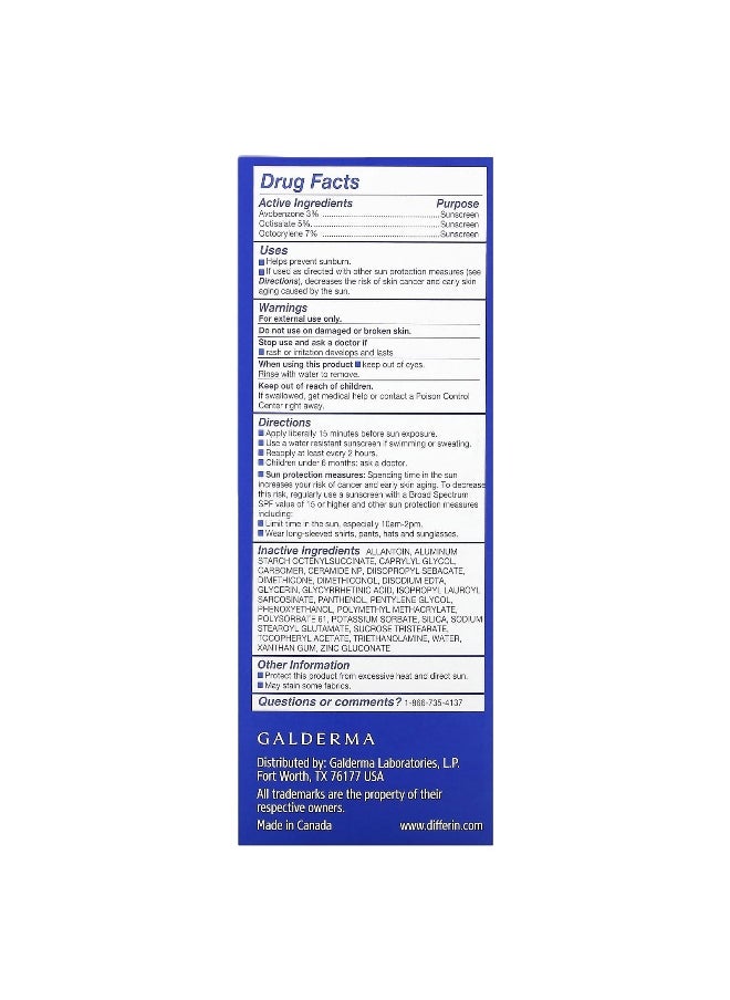 differin Differin, Oil Absorbing Moisturizer with Sunscreen, SPF 30, 4 fl oz (118 ml)  - Image 3