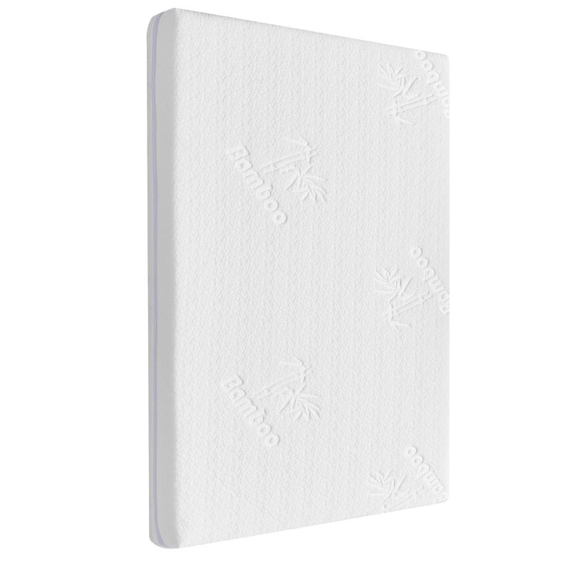 AOHWIDER 41x29 pack n play mattress for 4moms: 1.5" Thick Bamboo Cover,Gel Memory Foam pack and play mattress pad for 4moms Breeze Plus Portable & 4moms Breeze GO Portable &Travel playpen - All-Season Design - Image 5