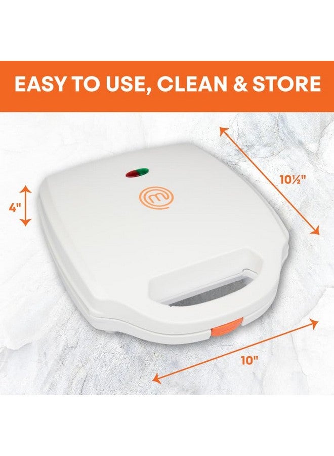 MasterChef Mini Pie and Quiche Maker- Pie Baker Cooks 6 Small Pies and Quiches in Minutes- Non-stick Cooker w Dough Cutting Circle for Easy Measurement and Filling, Birthday Gift - Image 3