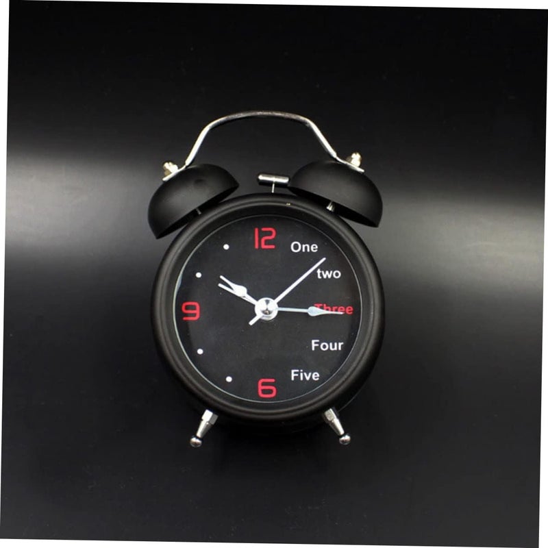 klarako Twin Battery -inch Operated Bell Black Clock Loud - - Image 2