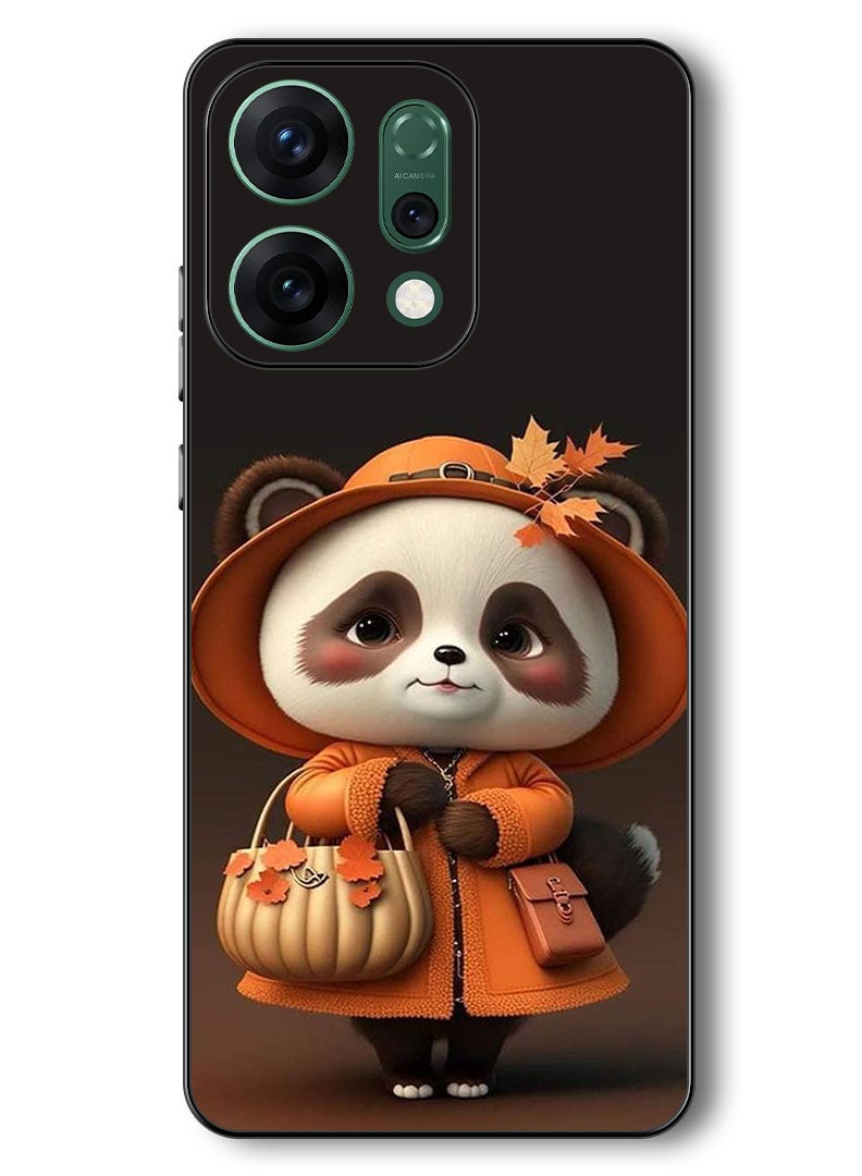 Theodor Case Compatible with Oppo Reno 14 6.59 Inch Protection Shockproof Bumper Cover Panda Lady - Image 1