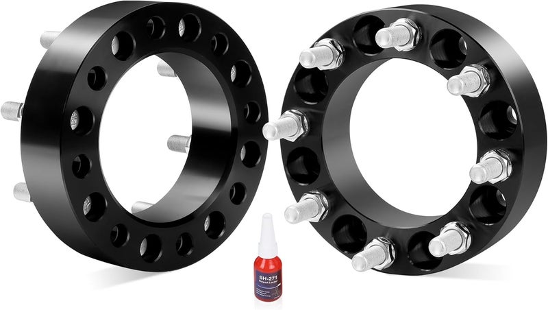 EZISOE 2 pcs 8x6.5 Wheel Spacers for Ram 2500 3500 and F-250 F-350 - 2 Inch Thickness - Image 1