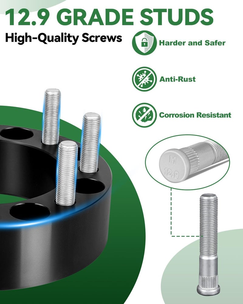 EZISOE 2 pcs 8x6.5 Wheel Spacers for Ram 2500 3500 and F-250 F-350 - 2 Inch Thickness - Image 5