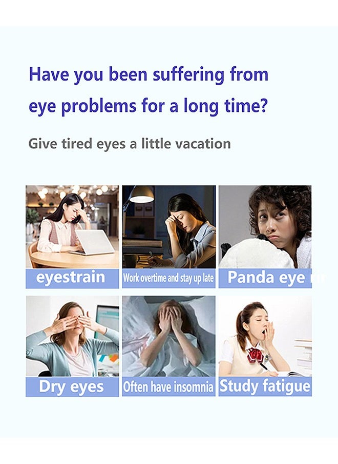 COSMOS Steam Warm Eye Mask, Disposable Self Heated Eye Mask, Eye Mask for Dark Circles and Pressure Relief  - Image 5