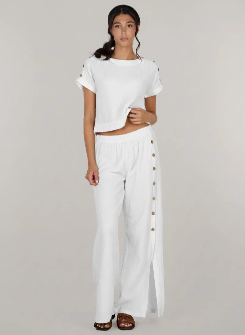Just Nature Jenny  Wide-leg Trousers