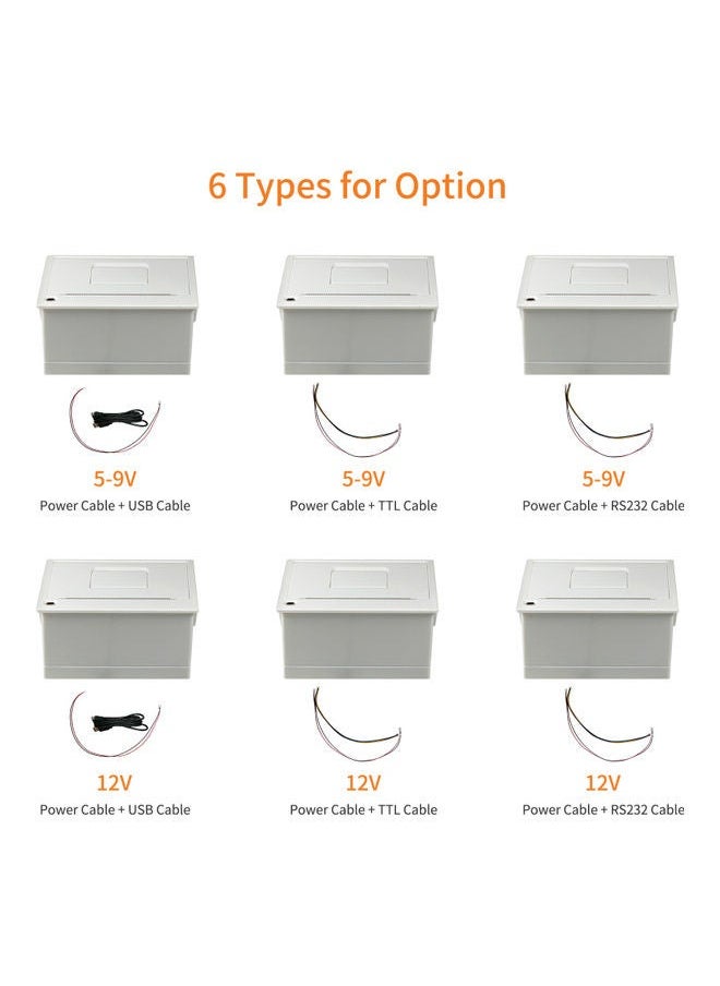 NIBEMINENT Mini 58mm Embedded Thermal Printer White  - Image 5
