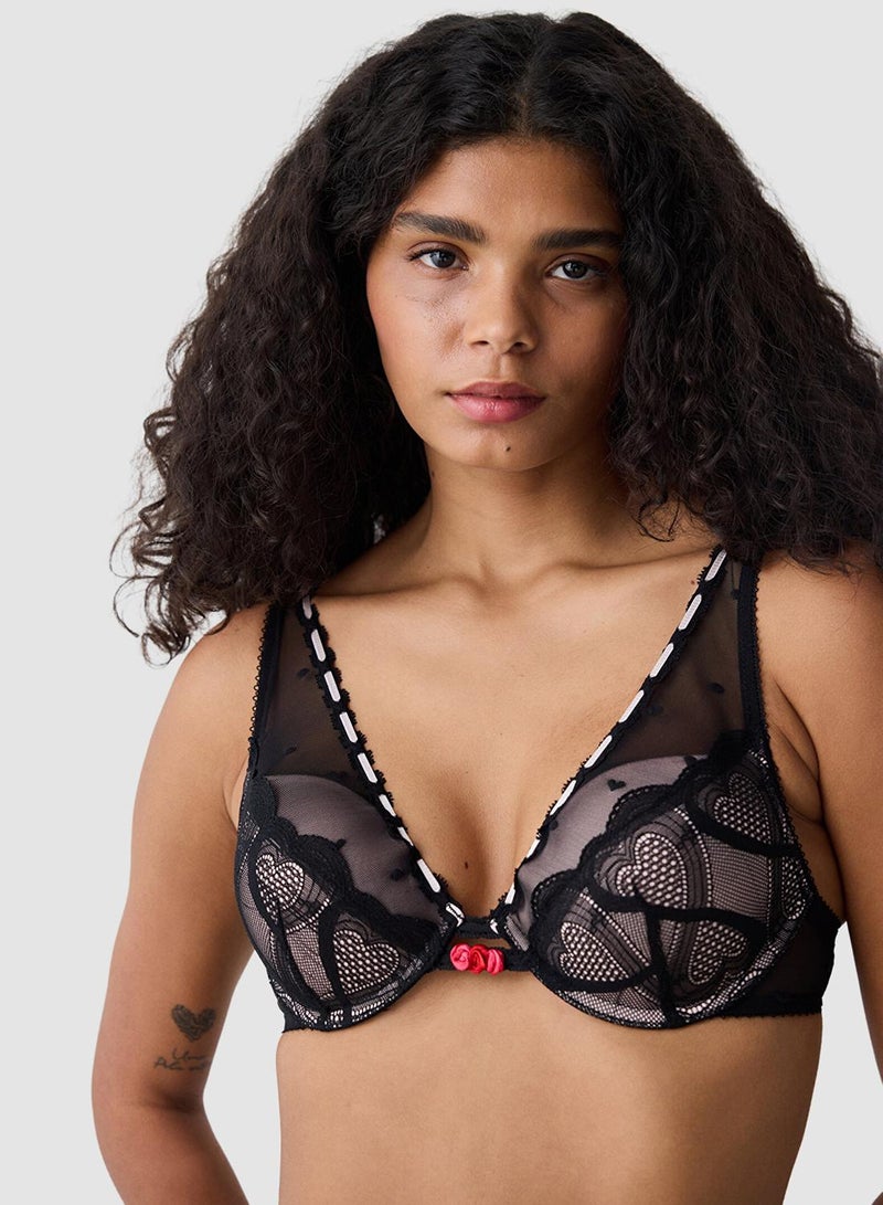 Penti Black Push Up Apex Sutyen Bra - Image 1