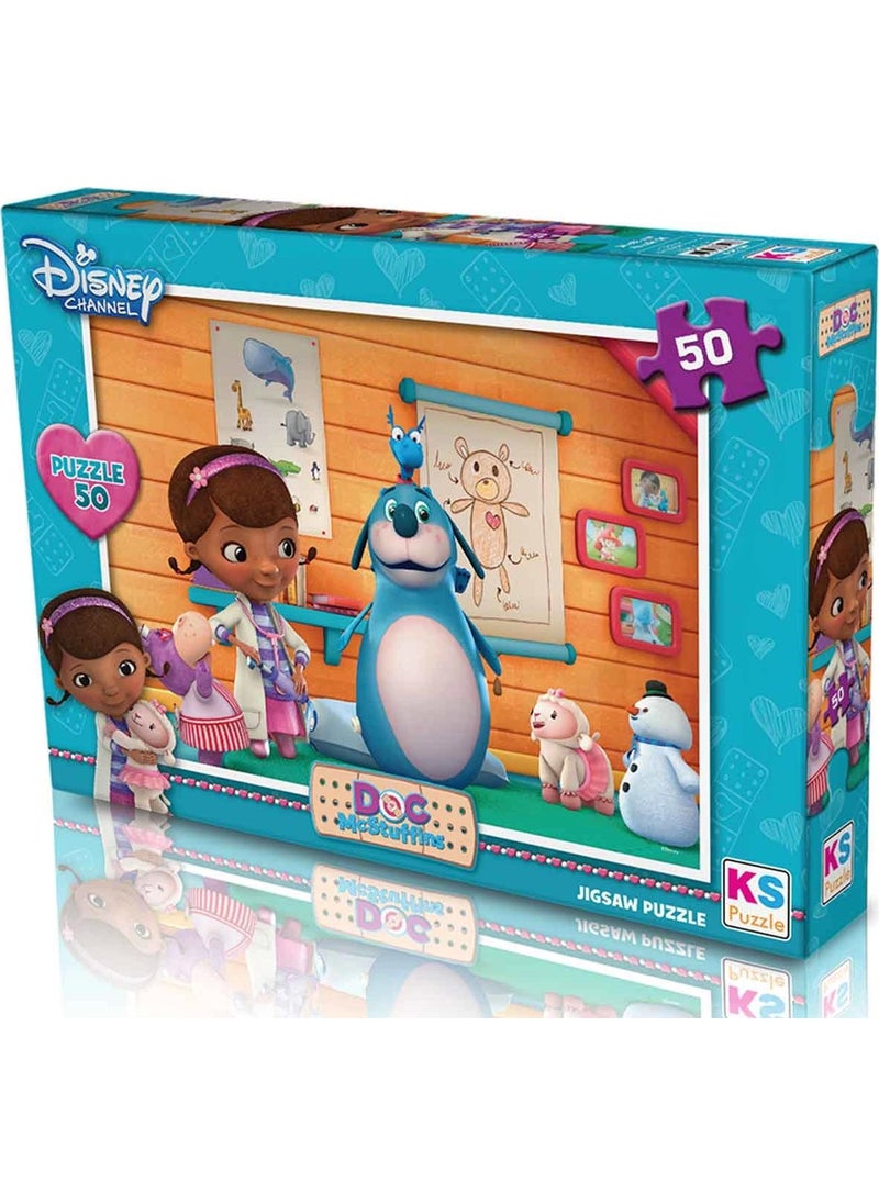 Toyfest - Ks Doc Mcstuffins 50 Piece Puzzle - Image 1