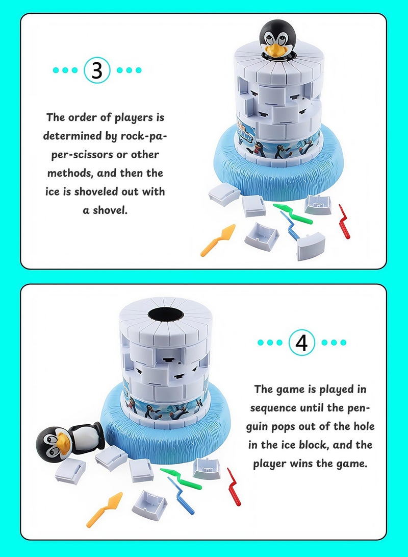 Sharpdo Children's Educational Toys Rescue Penguin Pirate Barrel Demolition Wall Game Parent-Child Interaction Kindergarten Gift Board Games - Image 5