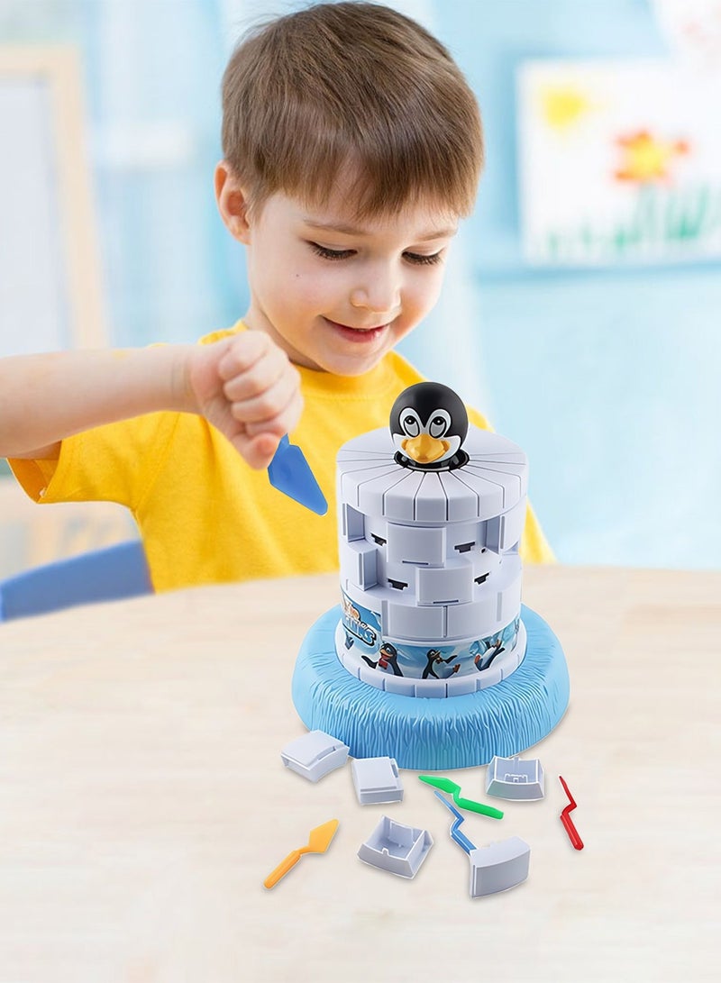 Sharpdo Children's Educational Toys Rescue Penguin Pirate Barrel Demolition Wall Game Parent-Child Interaction Kindergarten Gift Board Games - Image 4