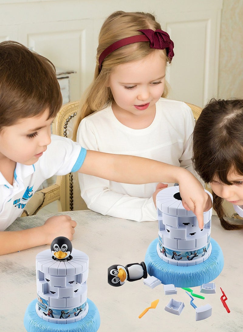 Sharpdo Children's Educational Toys Rescue Penguin Pirate Barrel Demolition Wall Game Parent-Child Interaction Kindergarten Gift Board Games - Image 3