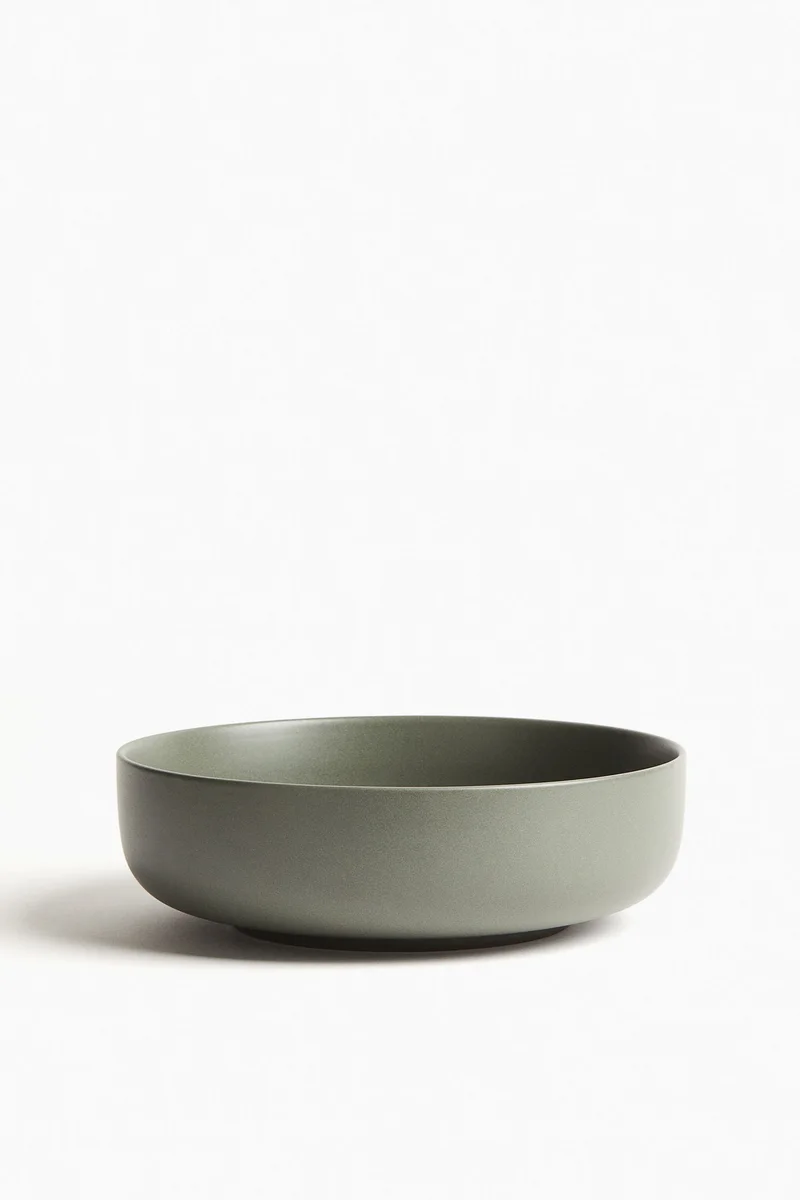 اتش اند ام سلطانية تقديم فخارية بطلاء تفاعلي