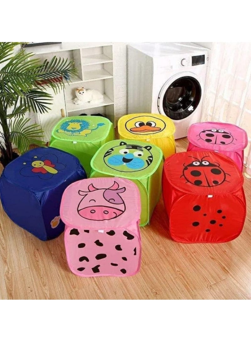 Square laundry and toy basket - multi-colored - Image 1